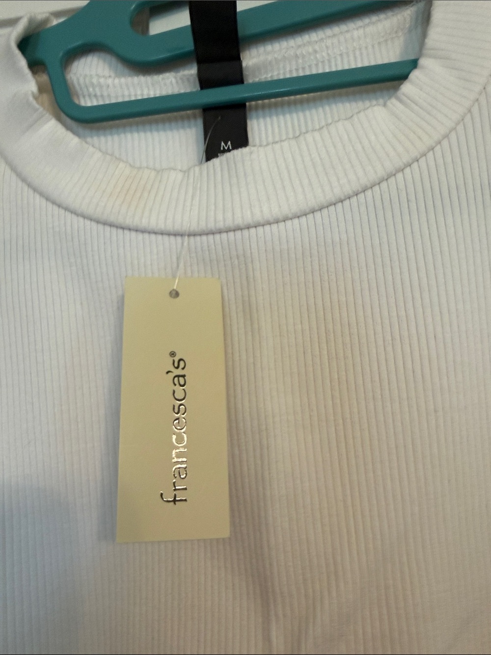 Alya White Ribbed Ruffle Sleeve Tank Top - Picture 3 of 6